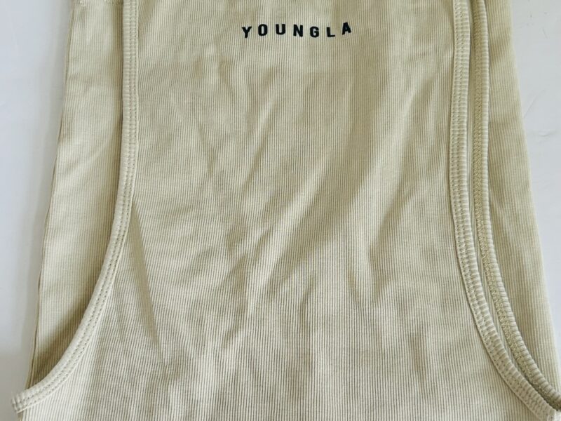 YoungLA Cream Sleeveless Tank Top XL