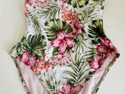 Hurley Tropical Green and Pink One Piece Swimsuit