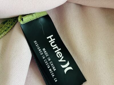 Hurley Tropical Green and Pink One Piece Swimsuit
