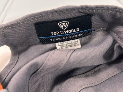 Top of the World Gray and Orange Longhorn Hat