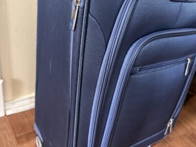 Used Samsonite carryon luggage blue