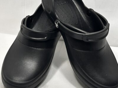 CROCS Black Durable Mules with Heel Strap