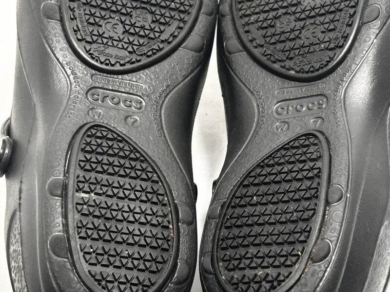 CROCS Black Durable Mules with Heel Strap