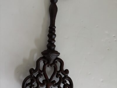 Decorative 12" ornate skeleton key with tassel