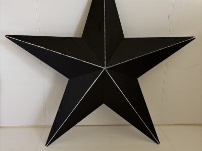 Large 36" Metal STAR decor for wall hanging
