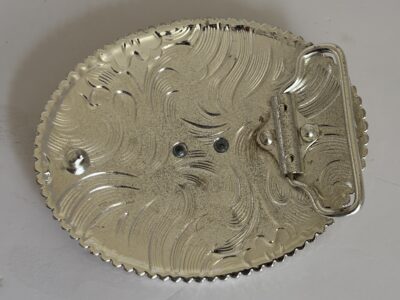 Ornate Large Gold Tone 4-1/2" Ladies' Belt Buckle With Rooster