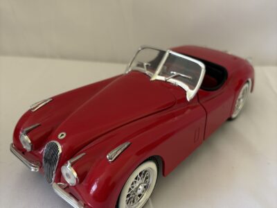Red Jaguar 1948 XK-120 1:18 Diecast by ERTL