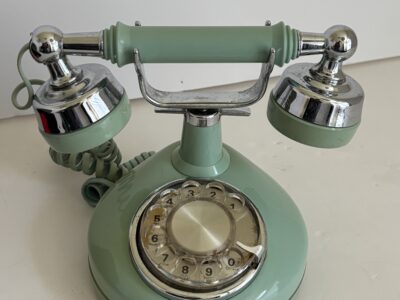 VTG Western Electric French Style Princess Rotary phone seafoam green