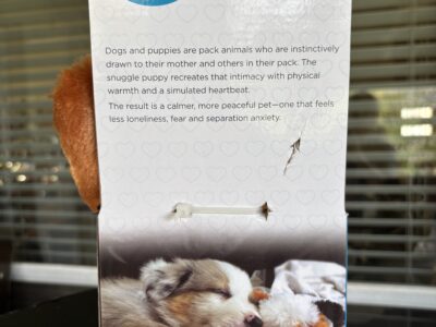 SOLD Snuggle Puppy Pet Anxiety solution real-feel heart beat calm pet naturally