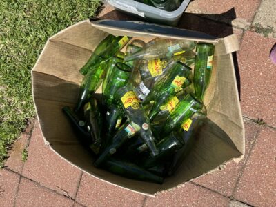 FREE TOPO CHICO empty bottles