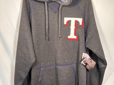 Stitches Gray and Red Sweater Athletic Pullover Medium