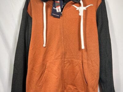 Fanatics Orange and Gray Men's Hoodie Sweater Longhorn