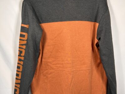 Fanatics Orange and Gray Men's Hoodie Sweater Longhorn