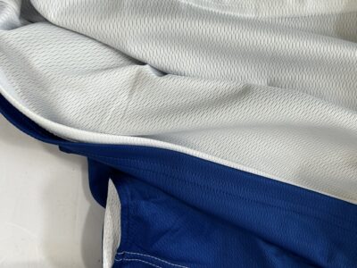 NBA Blue and White Retro Basketball Jersey S