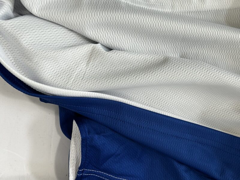 NBA Blue and White Retro Basketball Jersey S