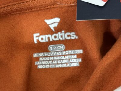 Fanatics Orange and White Crewneck Sweater Texas Longhorns S