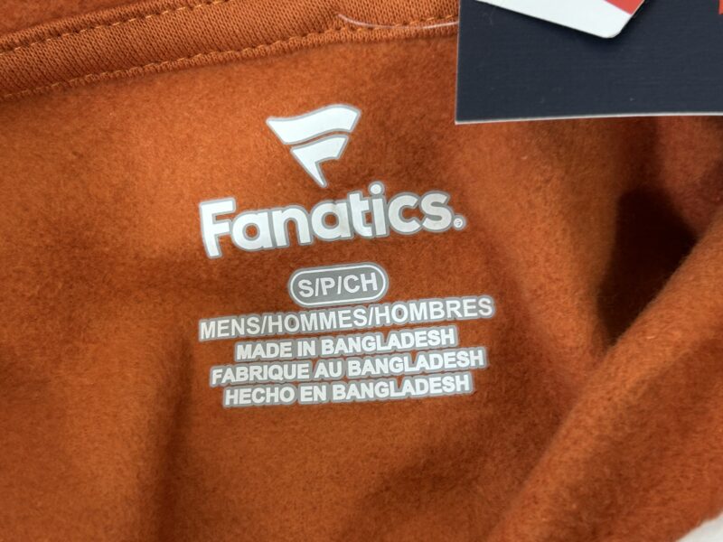 Fanatics Orange and White Crewneck Sweater Texas Longhorns S