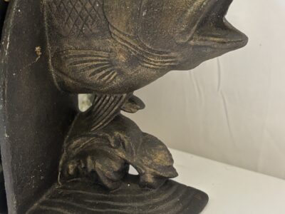Brass fish bookends