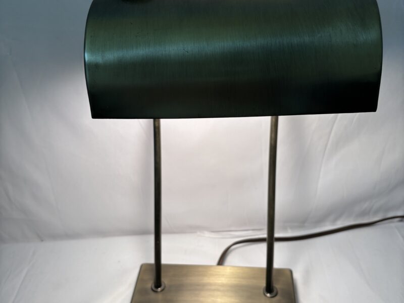Desk lamp banker's lamp antique brass finish