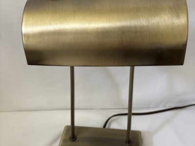 Desk lamp banker's lamp antique brass finish