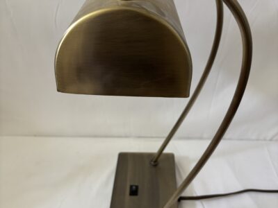 Desk lamp banker's lamp antique brass finish