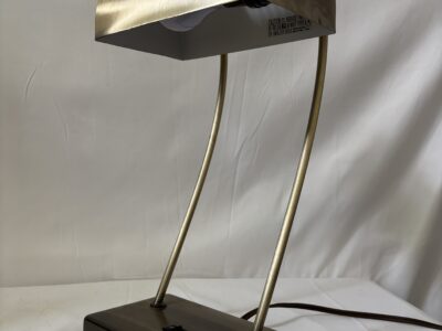 Desk lamp banker's lamp antique brass finish