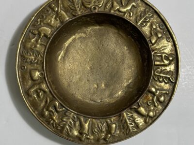 Brass bowl for coins trinkets keys decor