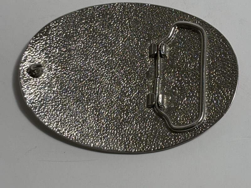 State of Texas silver belt buckle