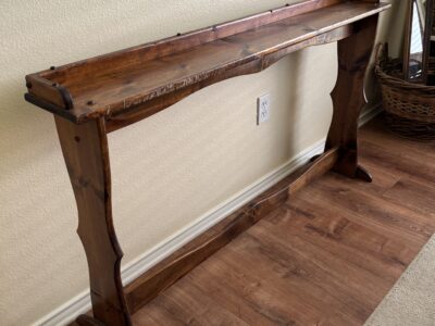 Wooden Slim console table walnut?