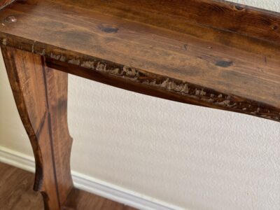 Wooden Slim console table walnut?