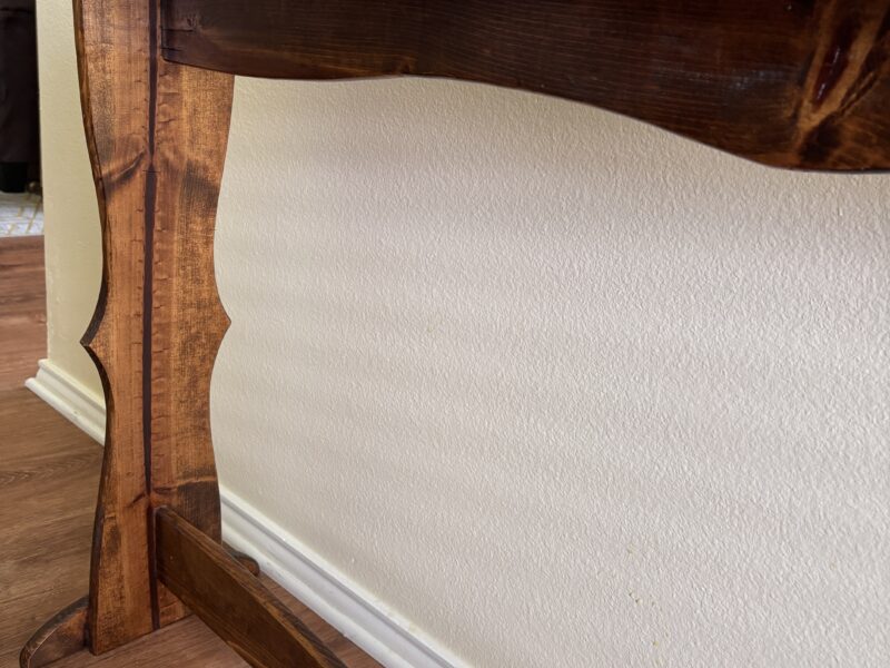 Wooden Slim console table walnut?