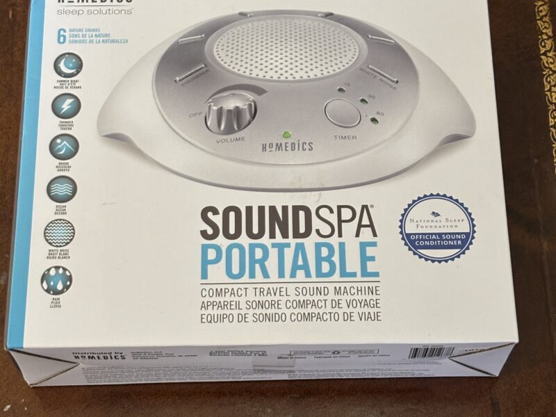 NIB Homedics Sleep solutions Portable SoundSpa