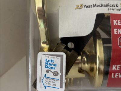 Kwikset Plus Keyed Entry Locks Left door handle 1 set NIP